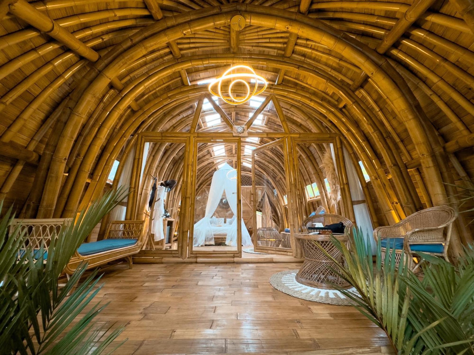 Bamboo House - Ecobreeze Villa Сидемен Екстериор снимка