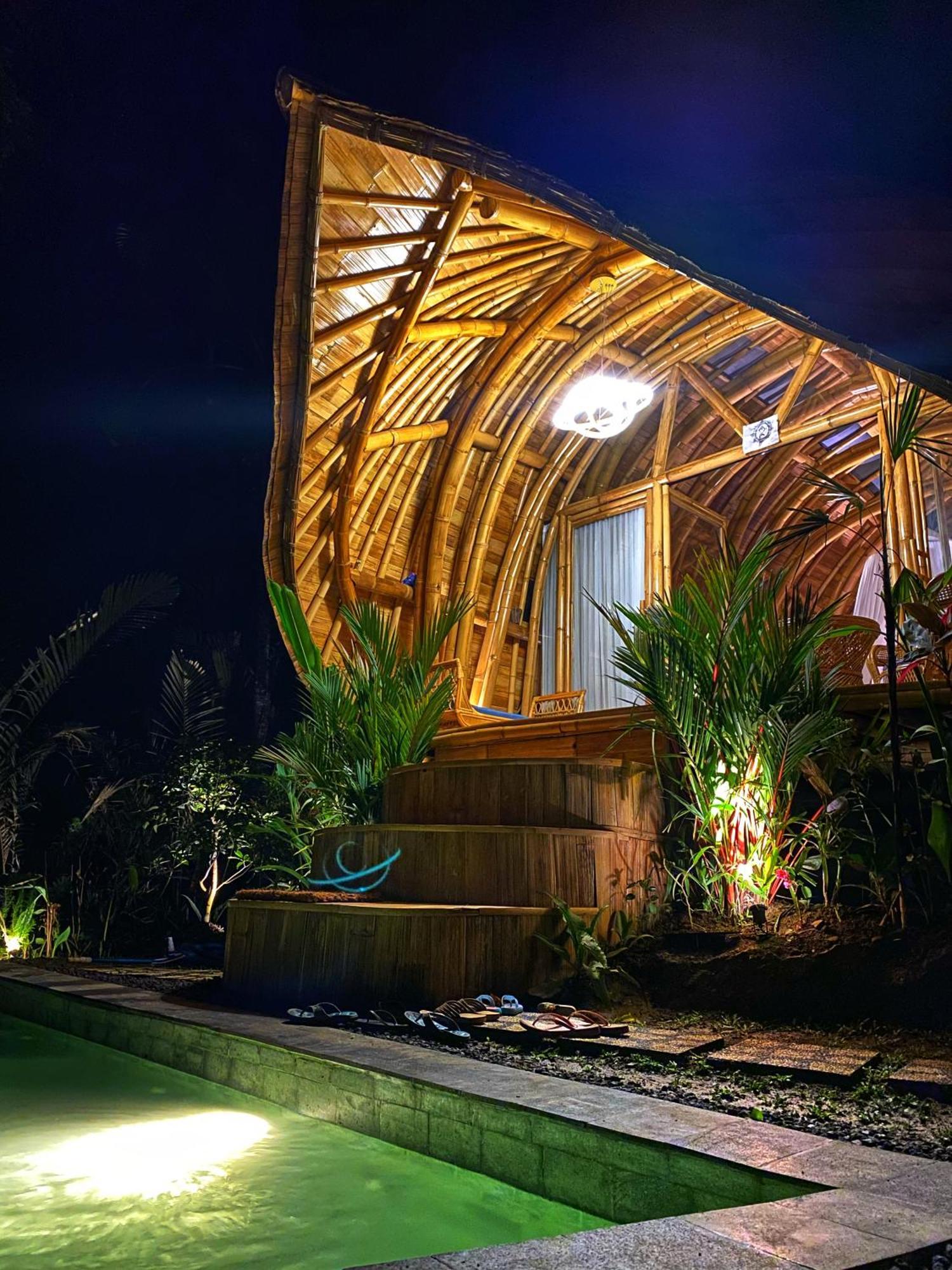 Bamboo House - Ecobreeze Villa Сидемен Екстериор снимка