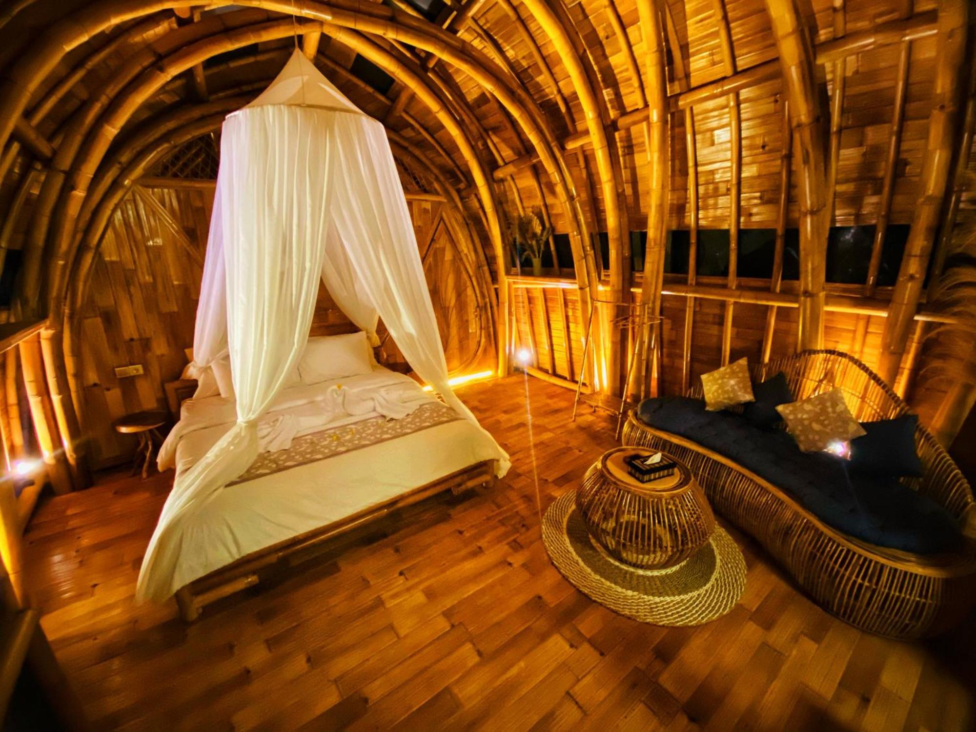 Bamboo House - Ecobreeze Villa Сидемен Екстериор снимка