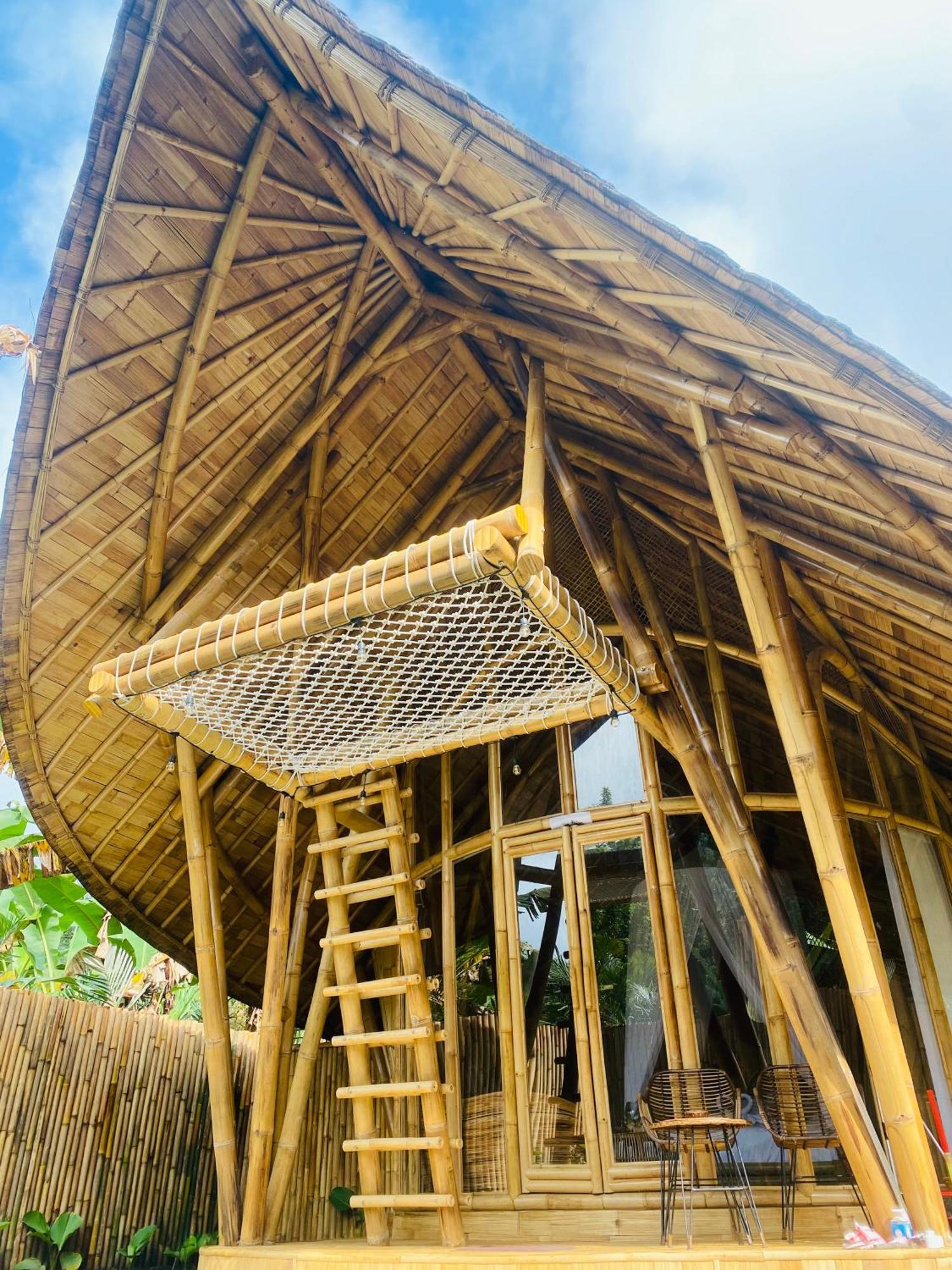 Bamboo House - Ecobreeze Villa Сидемен Екстериор снимка