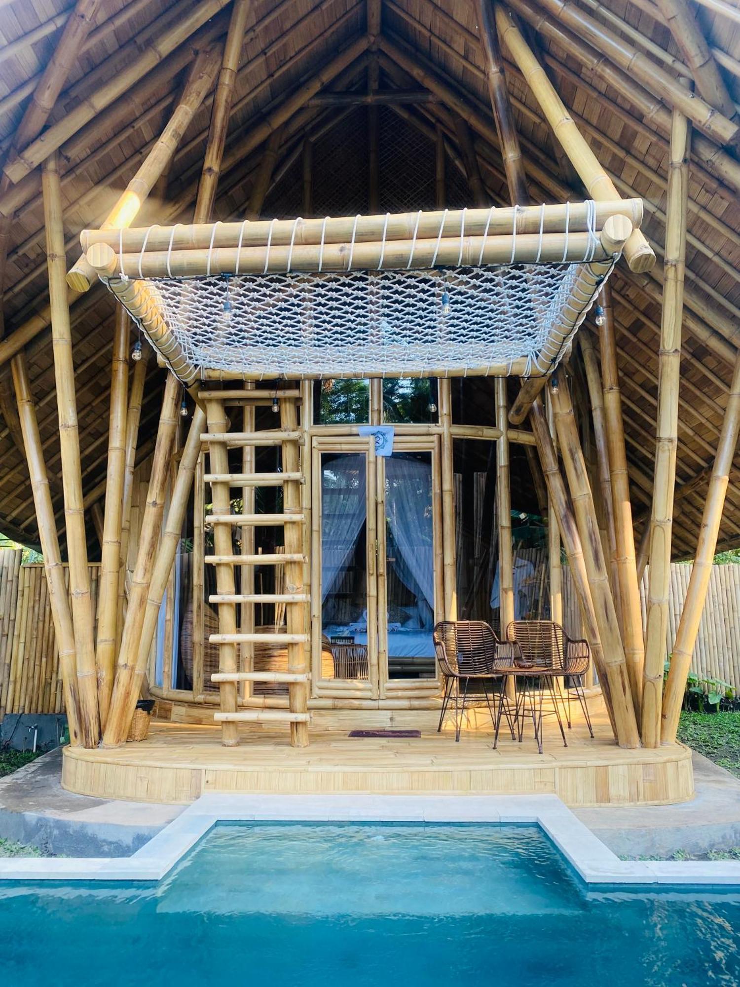 Bamboo House - Ecobreeze Villa Сидемен Екстериор снимка
