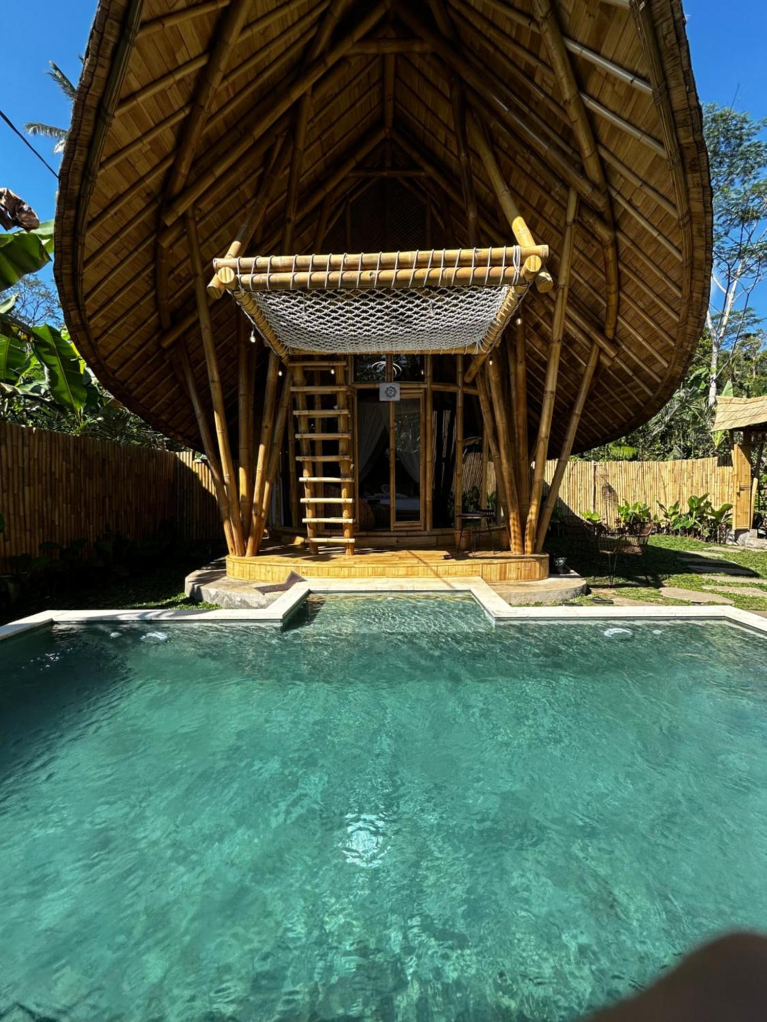 Bamboo House - Ecobreeze Villa Сидемен Екстериор снимка
