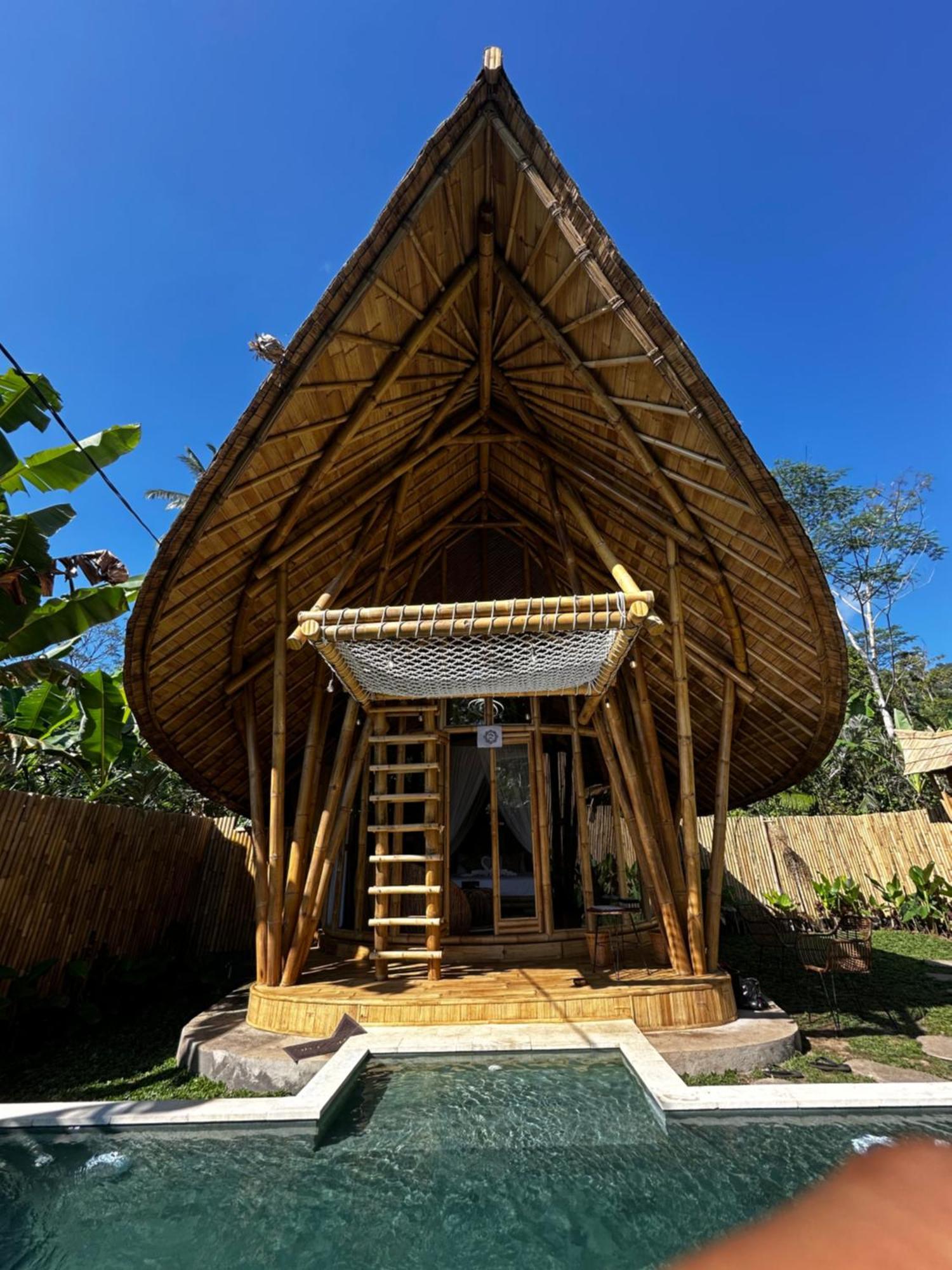 Bamboo House - Ecobreeze Villa Сидемен Екстериор снимка