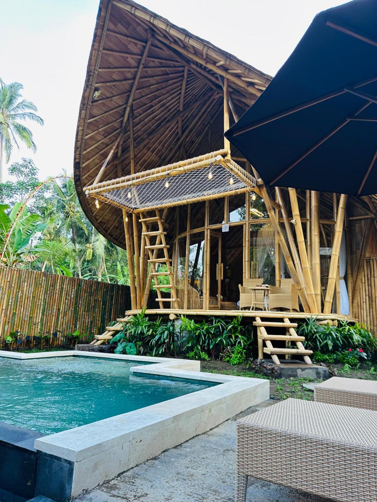 Bamboo House - Ecobreeze Villa Сидемен Екстериор снимка