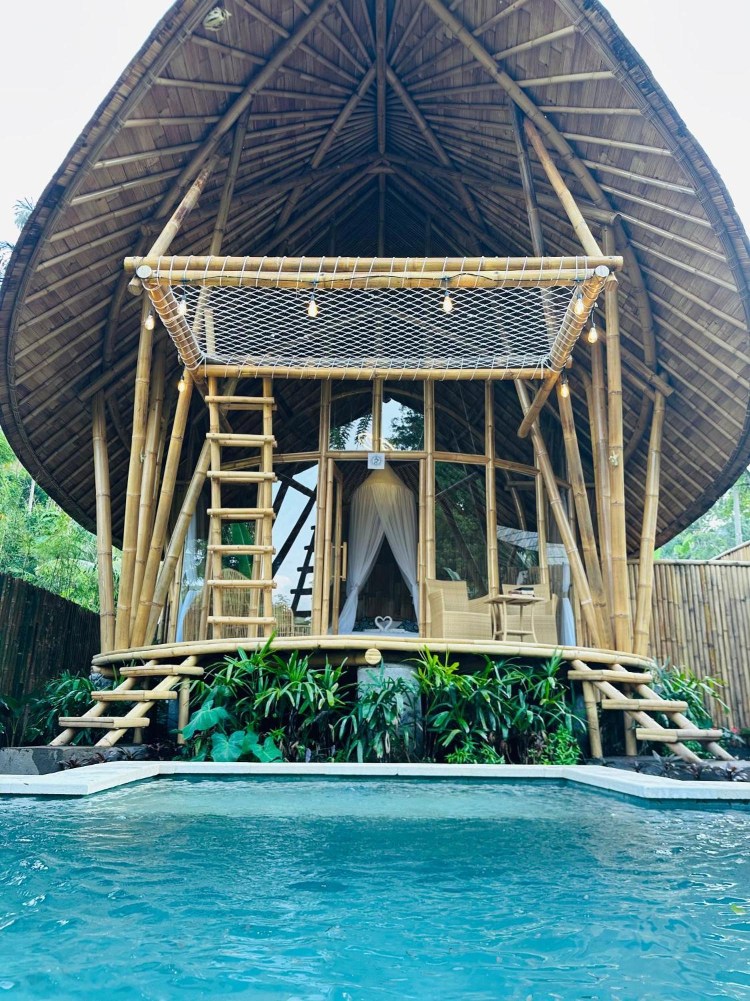 Bamboo House - Ecobreeze Villa Сидемен Екстериор снимка