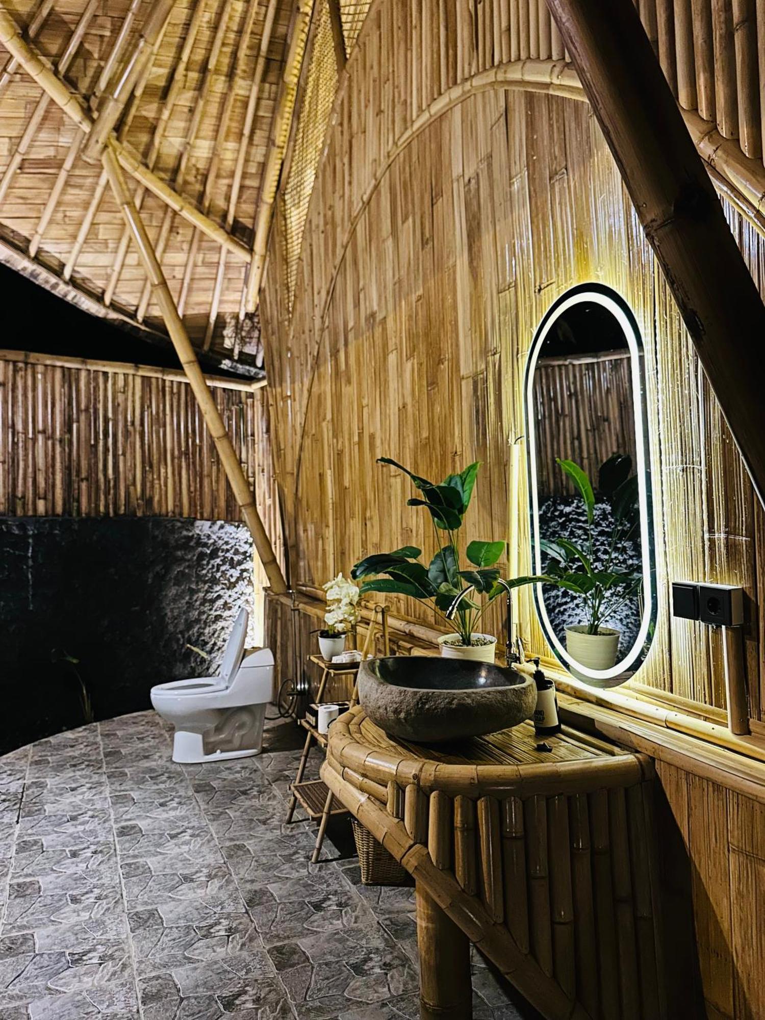 Bamboo House - Ecobreeze Villa Сидемен Екстериор снимка